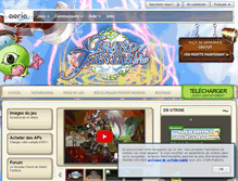 Tablet Screenshot of fr.grandfantasia.aeriagames.com