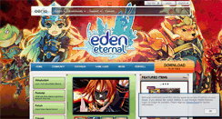 Desktop Screenshot of edeneternal.aeriagames.com