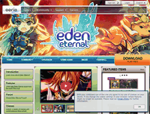 Tablet Screenshot of edeneternal.aeriagames.com