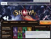 Tablet Screenshot of lat.shaiya.aeriagames.com